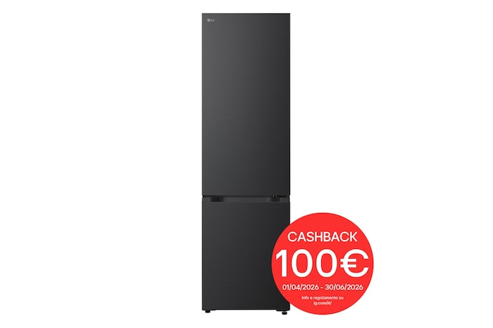 Foto frontale frigorifero combinato LG GBBS726BEV con cashback